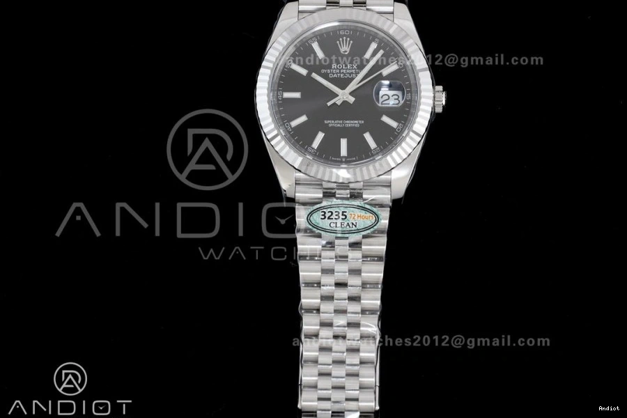 Best Bracelet Power Black 1:1 41 904L Reserve) 126334 (72 Steel DateJust Dial Clean Hours SH3235 Edition Jubilee on 0402